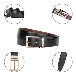 Reversibleเข็มขัดผู้ชายคุณภาพสูงคู่หนังเข็มขัด - Product Image 2