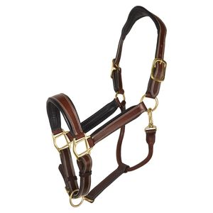 Licol pour cheval en cuir indien teint à la main de qualité supérieure avec boucle en laiton, rembourrage doux en cuir de vache, produits en cuir de haute qualité - Product Image 1
