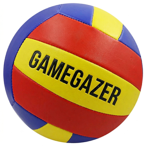 Balones de Voleibol de Cuero de Alta Calidad, Tamaño 5, Cosidos a Máquina, Logotipo Personalizado, Ligeros, Duraderos, para Entrenamiento Profesional al Aire Libre - Product Image 1