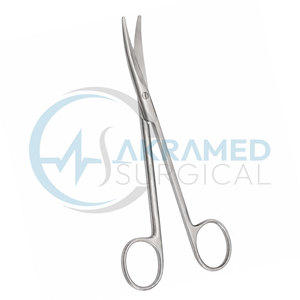 Ciseaux à capsules et tendons en acier inoxydable, instrument chirurgical orthopédique courbé, réutilisable, certifié CE, manuel - Product Image 4