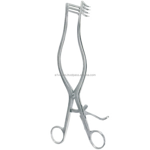 Retracteurs manuels A-1 VERITAS Adson à forte demande, à dents coupantes et mues 3x4, en acier inoxydable, 27 cm, certifiés CE, ensemble d'instruments chirurgicaux - Product Image 3