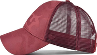 Summer Mesh Trucker Hat Snapback Cap Chapeau Femme Fashion Messy Hair Bun Ponytail Baseball Caps for Women