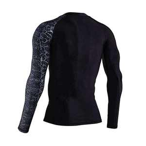 เสื้อแรชการ์ด ROCKHINT คุณภาพพรีเมียม แบบยูนิเซ็กซ์ สำหรับ BJJ ระบายอากาศได้ดี แห้งเร็ว UPF50 เป็นมิตรต่อสิ่งแวดล้อม ผลิตจากผ้าสแปนเด็กซ์/โพลีเอสเตอร์ แขนยาว - Product Image 5