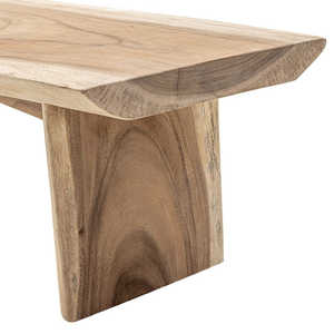 Banc de salle à manger en teck massif de haute qualité – Style scandinave minimaliste, mobilier artisanal d'exportation pour restaurants et hôtels - Product Image 6