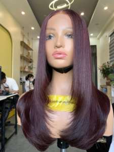 ผมต่อแบบมนุษย์ผมตรงโรแมนติกผมตรงจากเวียดนาม - Product Image 2