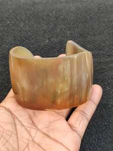 Bracelets en corne de buffle, bijoux en corne, bracelet fait main poli brillant, en promotion - Product Image 4