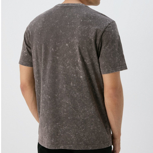 T-shirt décontracté respirant pour homme, dernières tendances, très vendu, effet délavé, anti-plis, qualité supérieure - Product Image 3