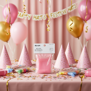 Set di 8 sacchetti regalo Ilan rosa 5x7 cm per bomboniere - Product Image 2