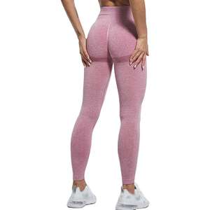 Leggings Deportivos de Cintura Alta con Efecto Push-Up, Spandex/Nylon, Elásticos en 4 Direcciones, para Entrenamiento, Jogging, Casual, Fitness para Mujer - Product Image 3