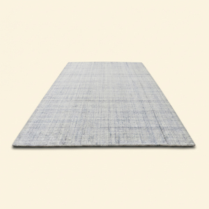 DECORDEC Black <b>Grey</b> Rectangle Geometric Handmade Wool <b>Rug</b> Non-Slip Eco-Friendly Medium Pile Linked Halo Medallion Area Modern - Product Image 2