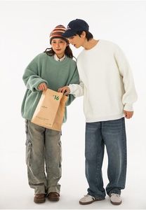 Sudaderas de Invierno para Hombre, 100% Algodón, Resistentes al Viento, Impermeables, Transpirables, Ecológicas, Corte Regular, Color Sólido, al por Mayor - Product Image 6