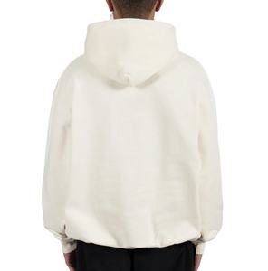 Personnalisé Hiver 500 GSM Cropped Hoodies Hommes Épaisse Polaire Blanc Sweat À Capuche Surdimensionné Boxy Coton Sweat À Capuche Lourd 2026 - Product Image 2