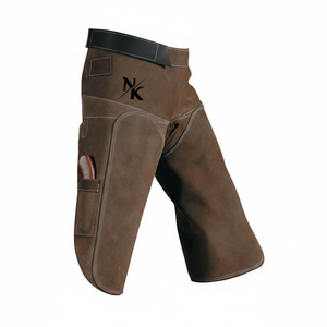 Delantal de Herrador de Lujo Moderno y Duradero para Hombre y Mujer, de Cuero Genuino con Hebilla Ajustable, en Combinación de Colores Marrón/Negro - Product Image 1