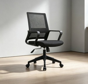 เก้าอี้สำนักงาน AY Office System แบบตาข่าย รองรับสรีระ พร้อมที่วางแขนแบบคงที่ หมุนได้ พนักพิงเปิดได้ ฐานพลาสติก ปรับระดับได้ด้วยมือ ดีไซน์ทันสมัย เหมาะสำหรับใช้ในบ้าน - Product Image 1