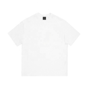 T-shirt surdimensionné pour homme, design personnalisé, uni, écologique, respirant, manches courtes, logo sur le devant, 100% coton, polyester, coton - Product Image 5
