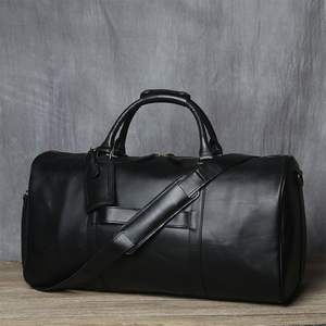 Nuevo bolso de viaje informal para hombre de cuero genuino, impermeable, en oferta en línea a bajo precio. - Product Image 2