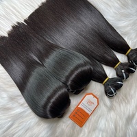 Cabello liso de alta calidad Proveedores de Vietnam Precio al por mayor SDD 100% Donante crudo recolectado Individual