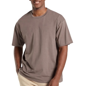 Camisetas de Hombre al por Mayor de Alta Calidad, 100% Algodón, Diseño de Logotipo Personalizado, Estilo Holgado Informal, Hombros Caídos, Ecológicas, de Secado Rápido - Product Image 4