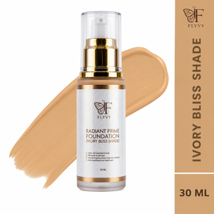 FLYVY Radiant Prime Foundation – รองพื้นเนื้อไอวอรี่บลิสชีด ลังก์ลาสติ้ง คอนทัวร์ ฟาวเดชั่น เนื้อครีมบางเบา ให้ความชุ่มชื้นอย่างเป็นธรรมชาติ - Product Image 6