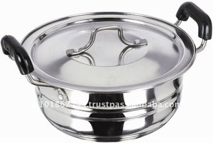 Olla Exclusiva para Cocina con Tapa de Acero Inoxidable, Hecha de Aluminio Resistente, Ollas para Sopa - Product Image 3