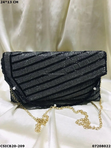 Pochette ethnique en tissu et sac à main brodé pour le dîner et le mariage par Luxury Crafts at Wholesale Price - Product Image 6