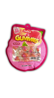 OEM ODM Halal 150g Permen Gummy Persik Magic Peel Berlapis Lembab dan Kenyal Label Pribadi Pabrik Mencari Distributor