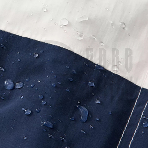Chaqueta Larga con Capucha y Bloques de Color para Mujer, con Bolsillos de Parche, Exterior de Poliéster Impermeable, para Otoño - Product Image 4