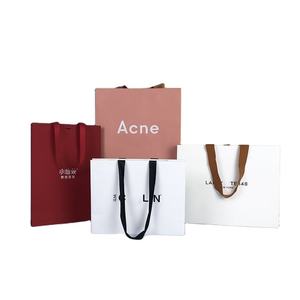 Wholesale Custom Logo Luxury Paper Shopping <b>Bags</b> for Clothing Packaging - Product Image 1
