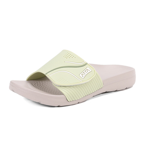 ATTA light green adjustable waterproof outdoor <b>slippers</b> <b>with</b> arch <b>support</b>, suitable for all seasons and outdoor casual wear. - Product Image 1