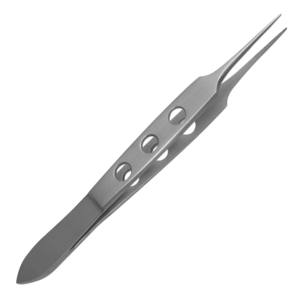 Pinzas Oftalmológicas Delicadas con Dientes Serrados Rectos de 8.5cm, Marca Bishop Harman Iris, para Fijación, Uso Quirúrgico y Hospitalario - Product Image 6