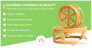 Fabricant vietnamien de pots de rangement de sol durables en rotin de style rétro pour jardin et extérieur, avec poignées, tissés à la main, écologiques - Product Image 4