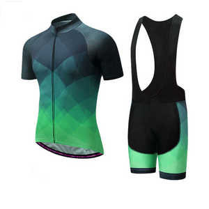 Ensemble maillot et short de cyclisme pour homme, respirant, manches courtes, kit vélo en Spandex et Polyester, impression par sublimation, tenue de cyclisme pour adulte - Product Image 6