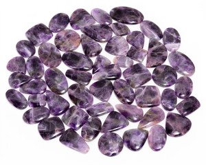 Lot de cabochons en améthyste naturelle, pierres précieuses lisses et polies, formes variées, pierres de quartz violettes pour la fabrication de bijoux - Product Image 3