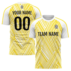 เสื้อฟุตบอลแบบซับลิเมชั่นสั่งทำพิเศษ คอวี แขนสั้น พิมพ์ลาย ระบายเหงื่อได้ดี สำหรับผู้ใหญ่ทุกเพศ เหมาะสำหรับทีม - Product Image 5