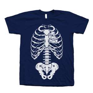 Skeleton <b>T</b>-<b>Shirt</b>: <b>Funny</b> Gothic Halloween Party Tee - Product Image 1