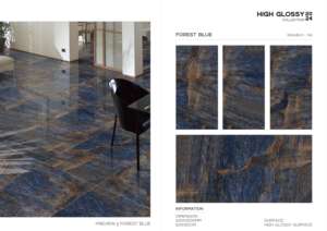 Azulejo de Porcelana Superlujoso de Alto Brillo 600x1200, Formato Grande, Superficie Pulida Premium, para Paredes y Pisos, Uso Interior y Exterior Moderno - Product Image 2