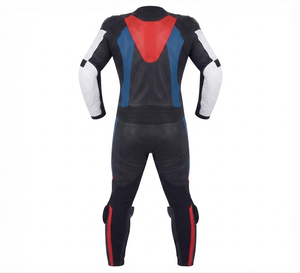 Combinaison de moto en cuir sur mesure de qualité supérieure MotoCP Racing 1 pièce, équipement de conduite avec bosse niveau 2 CE, fabriquée sur mesure - Product Image 2