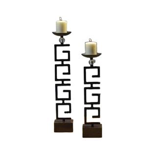 Décoration de Noël Bougeoir Designer Bougeoir En Aluminium Moulé Bougeoir Table Décoration Accessoires - Product Image 1