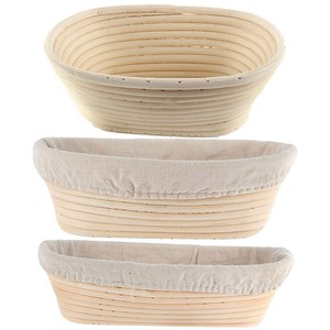 Lightweight Handmade Sourdough Rattan Banneton Basket Eco Friendly Natural Durable Decorative for Bakery & Kitchen - Product Image 1