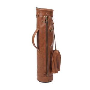 Bolsa de Golf Personalizada con Logotipo, de Cuero Genuino, Impermeable, Portátil, con Soporte para Carro, Tamaño Personalizado, Venta al Por Mayor, OEM, ODM - Product Image 2