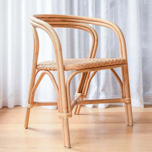 Luxury rattan <b>cane</b> <b>chairs</b> good deal wholesale handcrafted <b>chair</b> set for kitchen dining area - Product Image 2