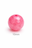 Vente en gros de perles rondes facettées en onyx naturel de 8 à 10 mm pour la fabrication de bijoux, multicolores, marque Jaunty MGB-237