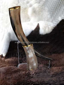 Cuerno para beber vikingo pulido respetuoso con el medio ambiente hecho a mano natural personalizado de la mejor calidad para restaurante y Hotel en casa de la India. - Product Image 4