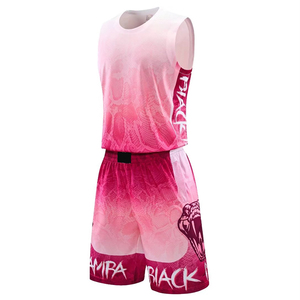 Ensemble d'uniformes de basketball professionnels à sublimation, taille adulte, séchage rapide, fabriqués dans les meilleurs matériaux - Product Image 5