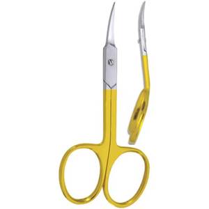 Morje Surgical Curved <b>Cuticle</b> <b>Scissors</b> Stainless Steel Blade Steel Handle Durable Right-Handed Beauty Tool for Adults Nail Art - Product Image 6