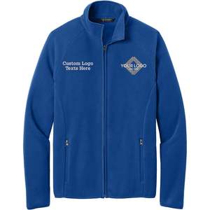 Chaquetas con cremallera completa de lana ecológica para hombre 2025 bordado personalizado con textos de logotipo modelo F700 - Product Image 3