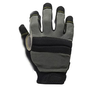 Gants de travail robustes pour hommes, mécaniciens, excellente adhérence, compatibles écran tactile, pour extérieur, anti-boulochage, longueur poignet - Product Image 4