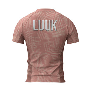 Haut de sport personnalisé pour homme, coupe classique, respirant, imprimé sur mesure, séchage rapide, antibactérien, manches courtes, pour le loisir - Product Image 5