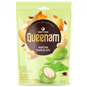 Fabricación de Marca Privada, Chocolate Dragee Personalizado HALAL, Nueces de Almendra y Anacardo Cubiertas de Chocolate Matcha, 150G, Proveedor de Dulces y Bocadillos - Product Image 1