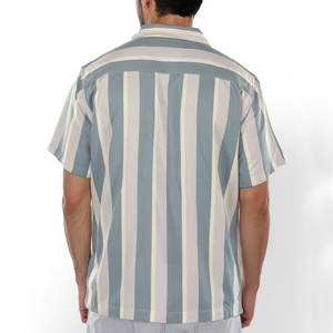 Chemises décontractées multicolores à col cubain pour hommes, respirantes, imprimées, prix raisonnable, avec emballage personnalisé - Product Image 2